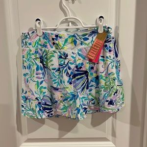 Lilly Pulitzer Luxletic Skort Alia Skort UPF Size M
